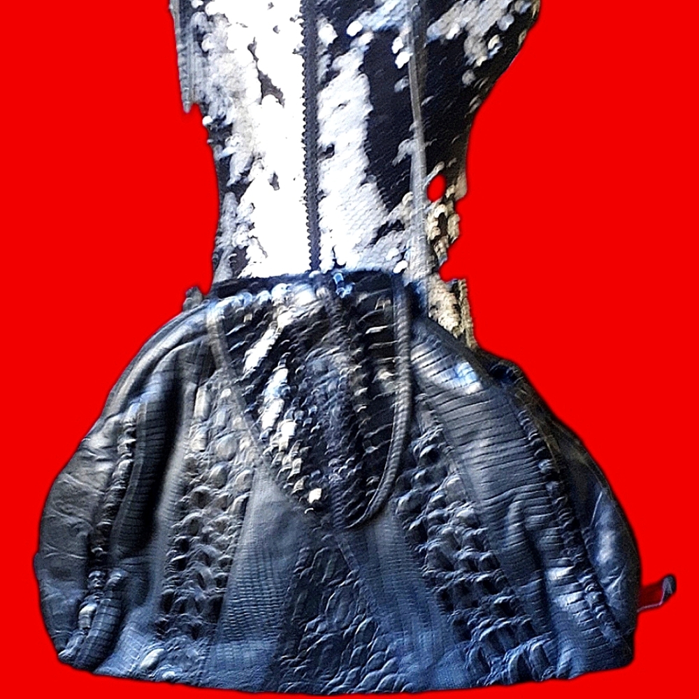 Vintage leather handbag